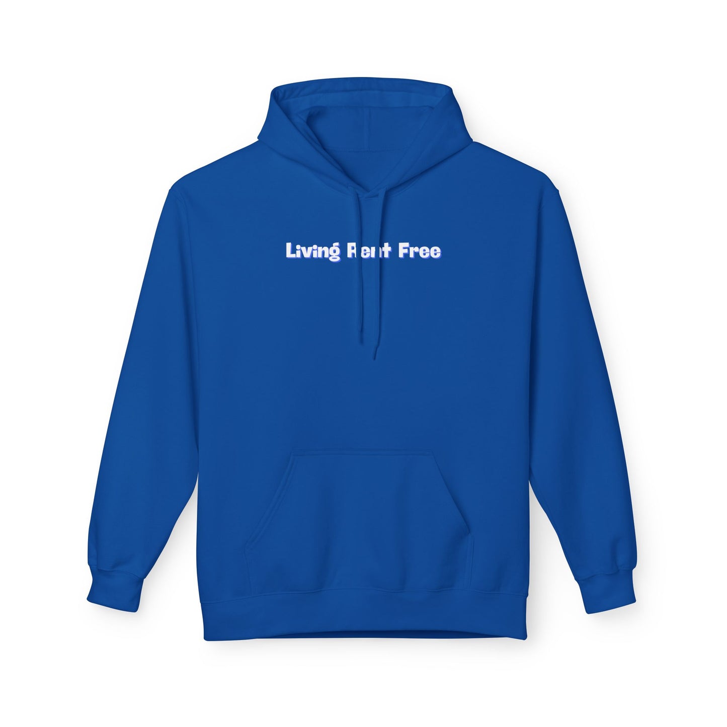 Living Rent Free Unisex Midweight Softstyle Fleece Hoodie