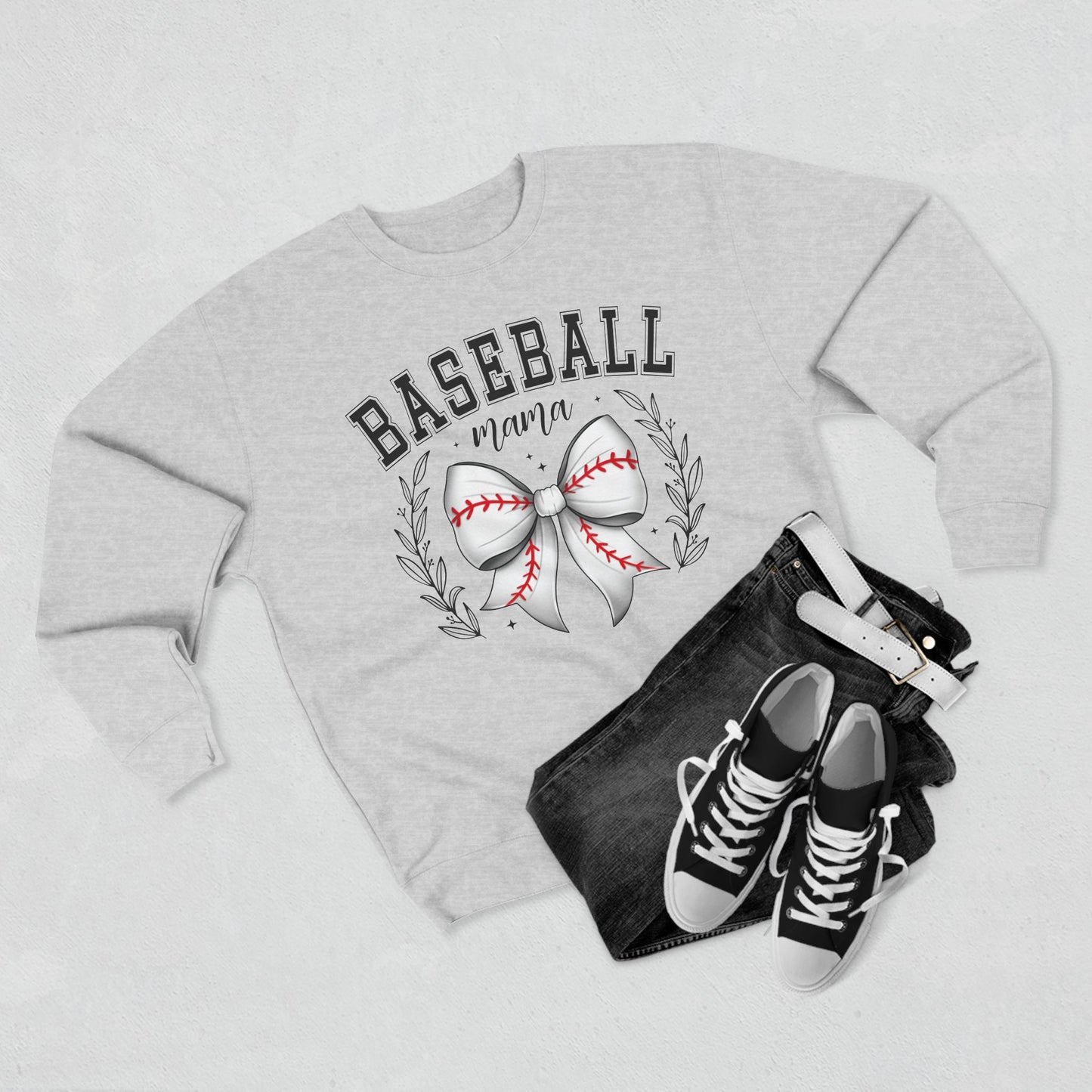 Baseball Mama Unisex Crewneck Sweatshirt