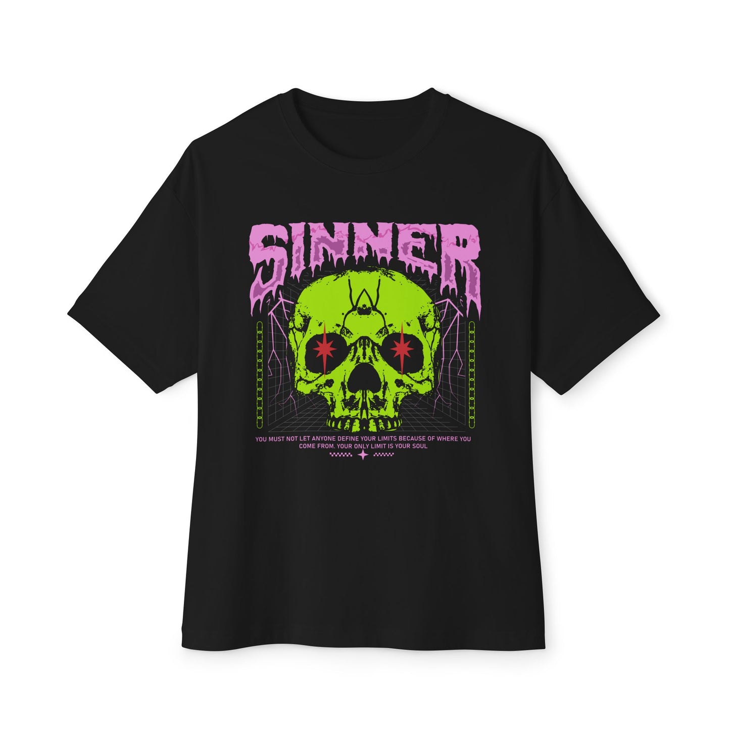 Sinner Unisex Oversized Boxy Tee