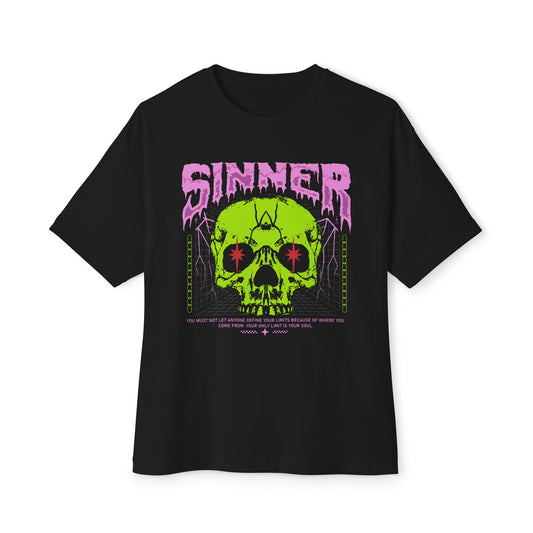 Sinner Unisex Oversized Boxy Tee