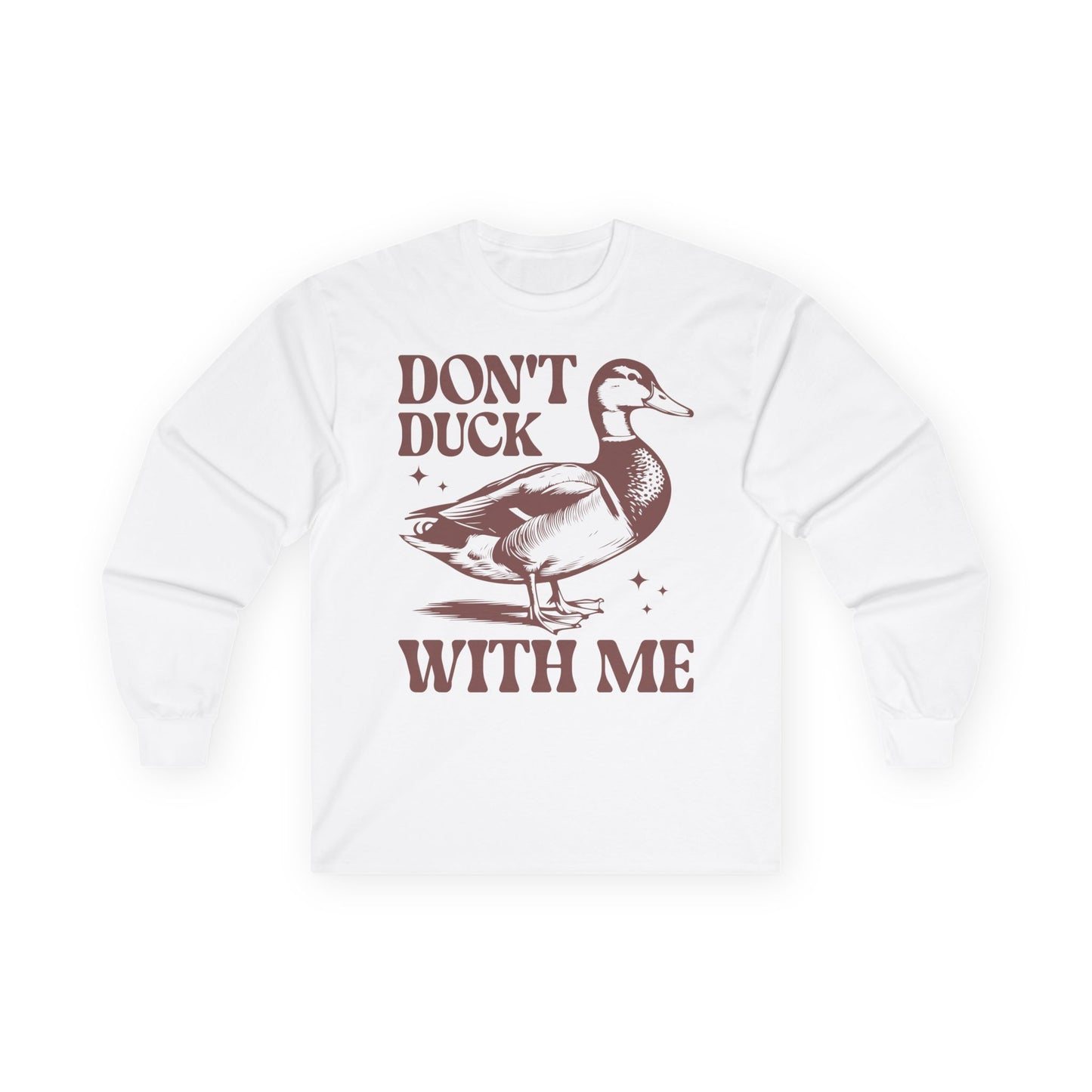 Funny Duck Retro Animal - Unisex Ultra Cotton Long Sleeve Tee