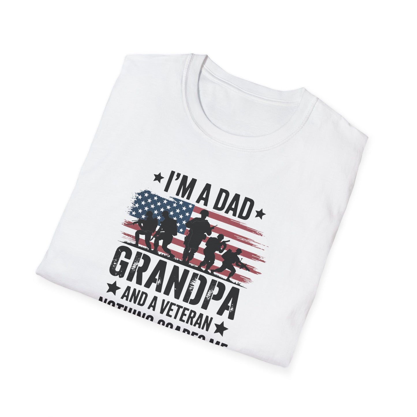 Dad, Grandpa, Veteran Unisex Softstyle T-Shirt