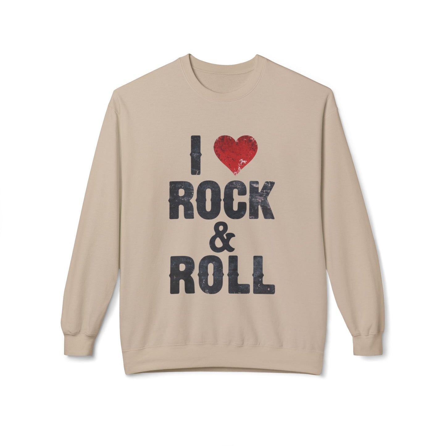 Rock & Roll Unisex Midweight Softstyle Fleece Crewneck Sweatshirt